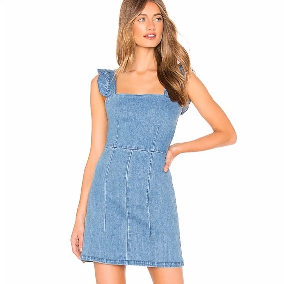 MuMu | Dresses | Mumu Jean Dress | Poshmark